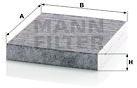 Mann-filter Filtru, aer habitaclu MANN-FILTER CUK 22 011 (CUK 22 011)