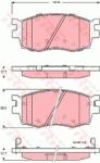 TRW set placute frana, frana disc TRW COTEC GDB3420 (GDB3420)