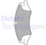 DELPHI set placute frana, frana disc DELPHI LP2176 (LP2176)