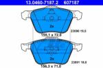 ATE set placute frana, frana disc ATE 13.0460-7187.2 (13.0460-7187.2)