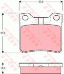 TRW set placute frana, frana disc TRW COTEC GDB1432 (GDB1432)
