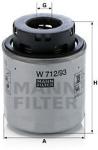 Mann-filter Filtru ulei MANN-FILTER W 712/93 (W 712/93) - automobilus