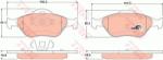 TRW set placute frana, frana disc TRW COTEC GDB1419 (GDB1419)