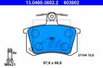 ATE set placute frana, frana disc ATE 13.0460-3602.2 (13.0460-3602.2)