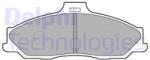 DELPHI set placute frana, frana disc DELPHI LP1555 (LP1555)