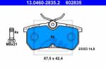 ATE set placute frana, frana disc ATE 13.0460-2835.2 (13.0460-2835.2)