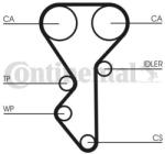 Continental Ctam Set curea de distributie CONTINENTAL CTAM CT955K1 (CT955K1) - automobilus