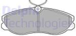 DELPHI set placute frana, frana disc DELPHI LP847 (LP847)