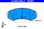 ATE set placute frana, frana disc ATE 13.0460-5853.2 (13.0460-5853.2)