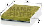 Mann-filter Filtru, aer habitaclu MANN-FILTER FreciousPlus FP 2862 (FP 2862)
