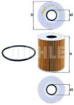 MAHLE Filtru ulei MAHLE OX 776D (OX 776D) - automobilus