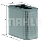 MAHLE Filtru aer MAHLE LX 1590 (LX 1590) - automobilus