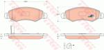 TRW set placute frana, frana disc TRW COTEC GDB3363 (GDB3363)