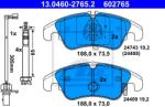 ATE set placute frana, frana disc ATE 13.0460-2765.2 (13.0460-2765.2)