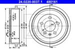 ATE Tambur frana ATE 24.0220-0037.1 - automobilus