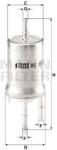 Mann-filter filtru combustibil MANN-FILTER WK 69 (WK 69) - automobilus