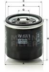 Mann-filter Filtru ulei MANN-FILTER W 67/1 (W 67/1) - automobilus