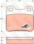 TRW set placute frana, frana disc TRW COTEC GDB952 (GDB952)