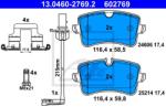 ATE set placute frana, frana disc ATE 13.0460-2769.2 (13.0460-2769.2)