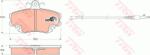 TRW set placute frana, frana disc TRW COTEC GDB400 (GDB400)