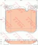 TRW set placute frana, frana disc TRW GDB1826 (GDB1826) - automobilus