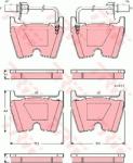 TRW set placute frana, frana disc TRW GDB1507 (GDB1507) - automobilus
