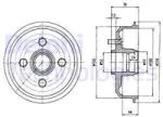 DELPHI Tambur frana DELPHI BF229 (BF229)