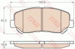 TRW set placute frana, frana disc TRW GDB3562 (GDB3562) - automobilus