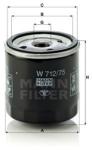 Mann-filter Filtru ulei MANN-FILTER W 712/75 (W 712/75) - automobilus