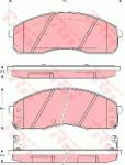TRW set placute frana, frana disc TRW COTEC GDB3301 (GDB3301)