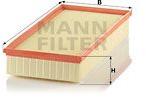 Mann-filter Filtru aer MANN-FILTER C 39 002 (C 39 002) - automobilus