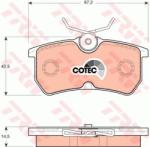 TRW set placute frana, frana disc TRW COTEC GDB1354 (GDB1354)