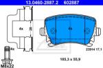 ATE set placute frana, frana disc ATE 13.0460-2887.2 - automobilus