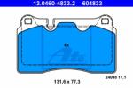 ATE set placute frana, frana disc ATE 13.0460-4833.2 (13.0460-4833.2)