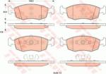 TRW set placute frana, frana disc TRW COTEC GDB1921 (GDB1921)
