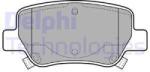 DELPHI set placute frana, frana disc DELPHI LP2206 (LP2206)