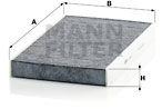 Mann-filter Filtru, aer habitaclu MANN-FILTER CUK 2940 (CUK 2940) - automobilus