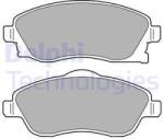 DELPHI set placute frana, frana disc DELPHI LP1676 (LP1676)