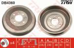 TRW Tambur frana TRW DB4360 (DB4360) - automobilus