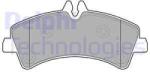 DELPHI set placute frana, frana disc DELPHI LP1984 - automobilus