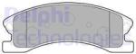 DELPHI set placute frana, frana disc DELPHI LP1906 (LP1906)