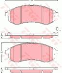 TRW set placute frana, frana disc TRW COTEC GDB3380 (GDB3380)