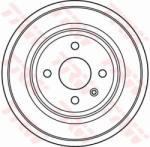 TRW Tambur frana TRW DB4391 (DB4391) - automobilus