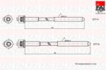FAI AutoParts Set surub, chiulasa FAI AutoParts B1625 (B1625)
