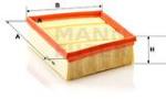 Mann-filter Filtru aer MANN-FILTER C 29 006 (C 29 006) - automobilus