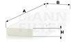 Mann-filter Filtru, aer habitaclu MANN-FILTER CU 5257 (CU 5257)