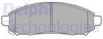 DELPHI set placute frana, frana disc DELPHI LP2011 (LP2011)