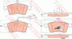 TRW set placute frana, frana disc TRW COTEC GDB1391 (GDB1391)