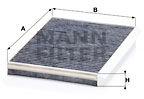Mann-filter Filtru, aer habitaclu MANN-FILTER CUK 3780 (CUK 3780) - automobilus