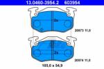 ATE set placute frana, frana disc ATE 13.0460-3954.2 (13.0460-3954.2)
